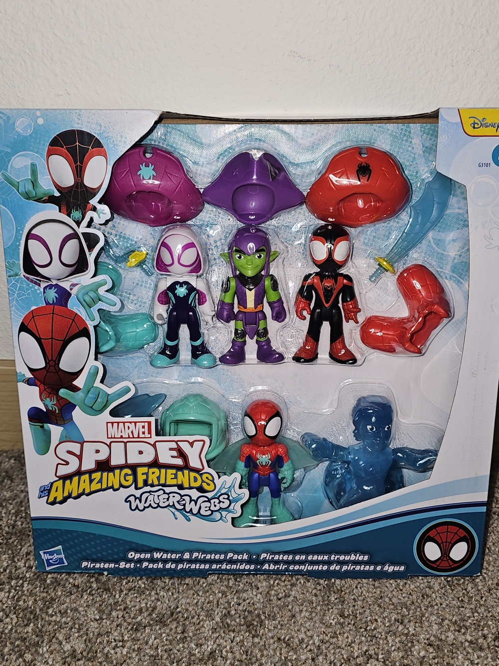 Marvel Spidey and His Amazing Friends Water Webs Toy Set - Multicolor
